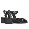 Sandales femme 5066 noir nacré