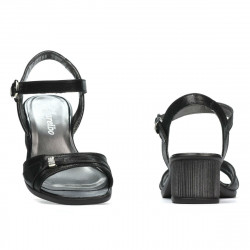 Sandales femme 5066 noir nacré