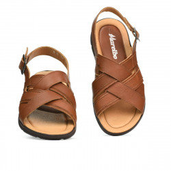 Sandales adolescents 347 marron
