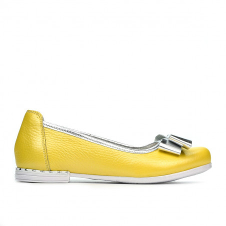 Chaussures enfants 174 jaune nacré combiné