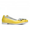 Chaussures enfants 174 jaune nacré combiné