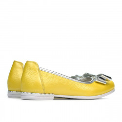 Chaussures enfants 174 jaune nacré combiné