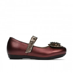 Chaussures enfants petits 67c bordeaux nacré combiné