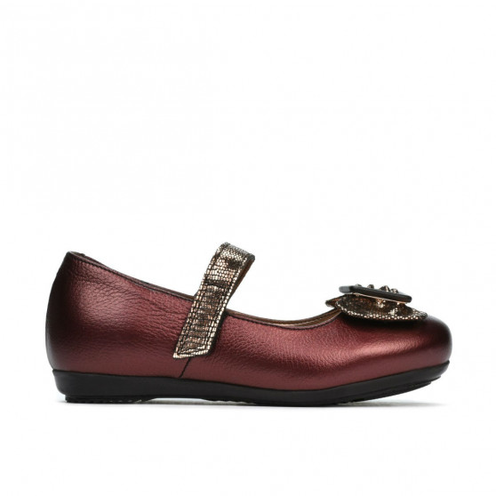 Chaussures enfants petits 67c bordeaux nacré combiné Chaussures enfants petits 67c bordeaux nacré combiné