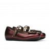 Chaussures enfants petits 67c bordeaux nacré combiné