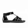 Sandales enfants petits 66c vernis noir