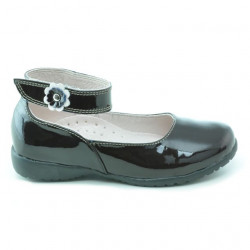 Chaussures petits enfants 17c vernis café