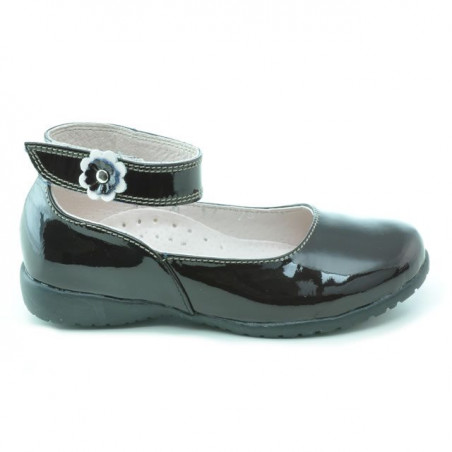 Chaussures petits enfants 17c vernis café