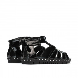 Sandales enfants petits 66c vernis noir
