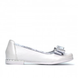 Chaussures enfants 174 blanc perle combiné