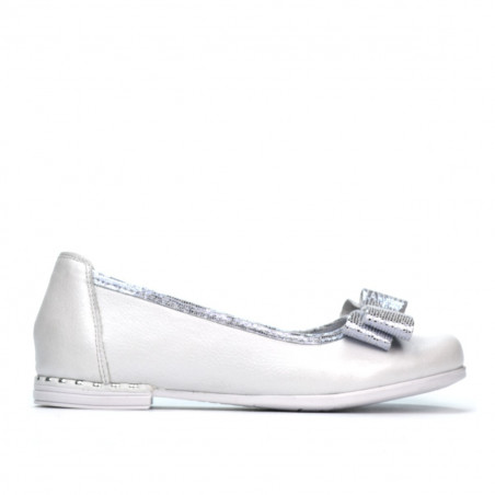 Chaussures enfants 174 blanc perle combiné