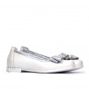 Chaussures enfants 174 blanc perle combiné