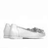 Chaussures enfants 174 blanc perle combiné