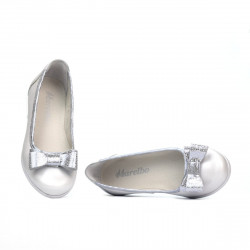 Chaussures enfants 174 blanc perle combiné