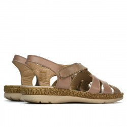 Sandales femme 5062 cappuccino combiné
