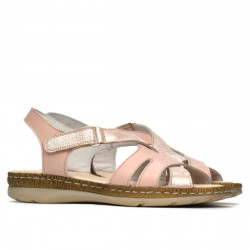 Sandales femme 5062 poudre combiné