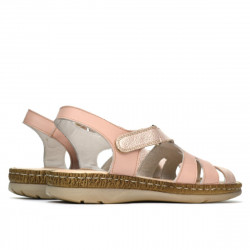 Sandales femme 5062 poudre combiné
