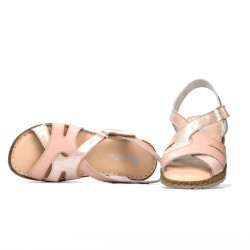 Sandales femme 5062 poudre combiné