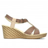 Sandales femme 5065 cappuccino combiné