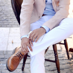 Chaussures décontractées hommes 836 marron
