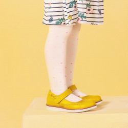 Chaussures enfants 153 jaune combiné