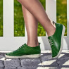 Mocassins femme 688 vert cru