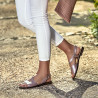 Sandales femme 5059 rose poudré lifestyle