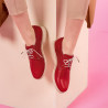 Chaussures décontractées femme 6001 rouge