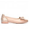 Ballerines femme 6014 poudre nacré combiné