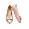 Ballerines femme 6014 poudre nacré combiné