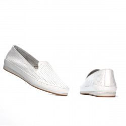 Mocassins femme 6013 blanc