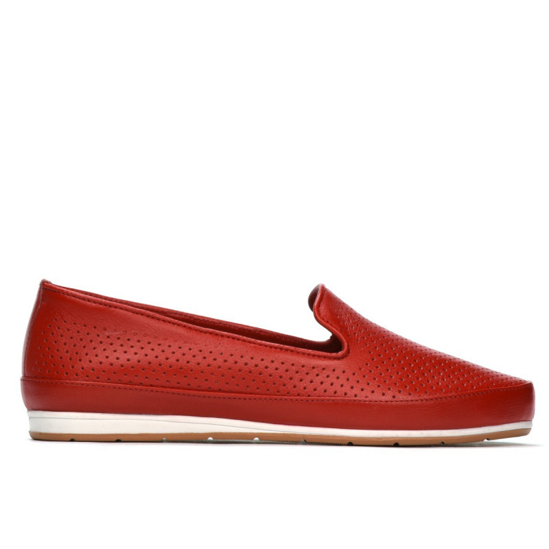 Mocassins femme 6013 rouge