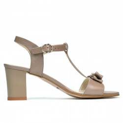 Sandales femme 1257 cappuccino nacré