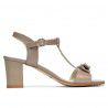 Sandales femme 1257 cappuccino nacré