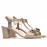 Sandales femme 1257 cappuccino nacré