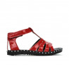 Sandales enfants petits 66c vernis rouge