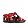Sandales enfants petits 66c vernis rouge
