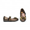 Petits chaussures enfants 67c marron nacré combiné