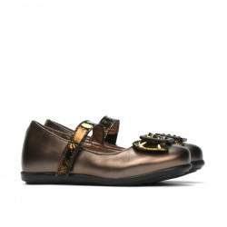 Petits chaussures enfants 67c marron nacré combiné