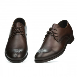 Chaussures élégantes adolescents 398 a café