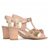 Sandales femme 1257 poudre nacré