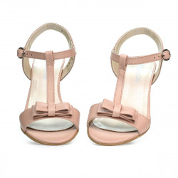Sandales femme 1257 poudre nacré