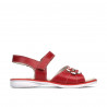 Sandales bébé 55c rouge