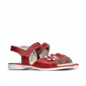 Sandales bébé 55c rouge