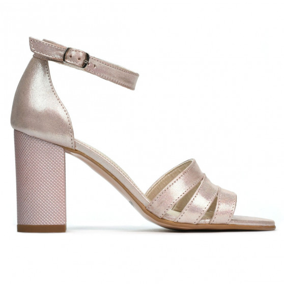 Sandales femme 1277 satin poudré Sandales femme 1277 satin poudré