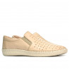 Mocassins femme / adolescents 689 beige01