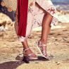 Sandales femme 5067 doré lifestyle