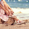 Sandales femme 5067 doré lifestyle