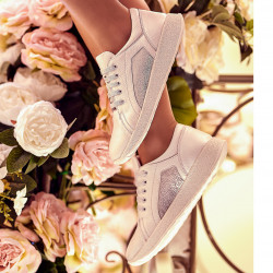 Baskets/casual femme 6010 blanc nacré combiné
