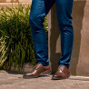Chaussures élégantes hommes 896 a café
